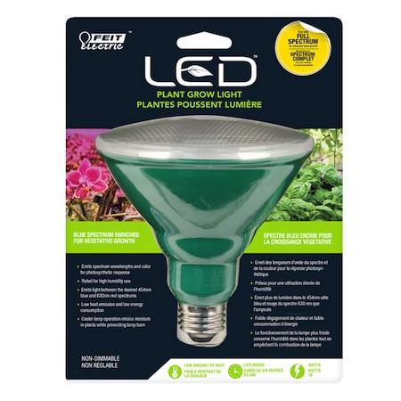 Feit Electric Feit PAR38 E26 (Medium) LED Grow Light Blue 16 Watt Equivalence 1 pk PAR38/GROW/LED